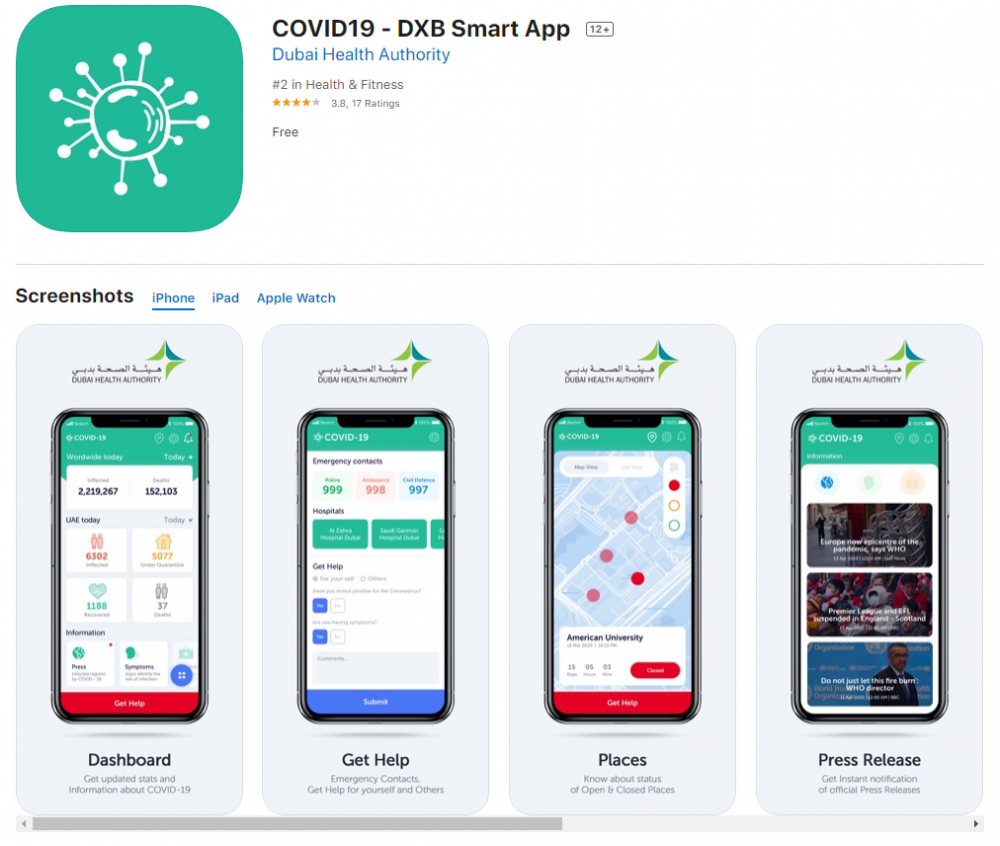 去迪拜必须要COVID19-DXB Smart App吗