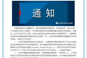 肯尼亚回国航班必须做核酸检测，凭核酸码登机